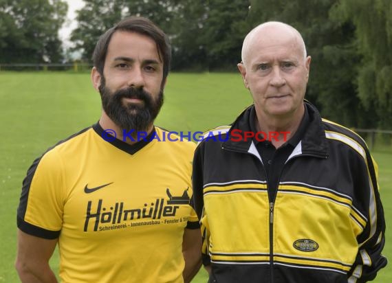 Mannschaftsfoto Saison 2019/20 Fussball Sinsheim - SV Treschklingen (© Kraichgausport / Loerz)